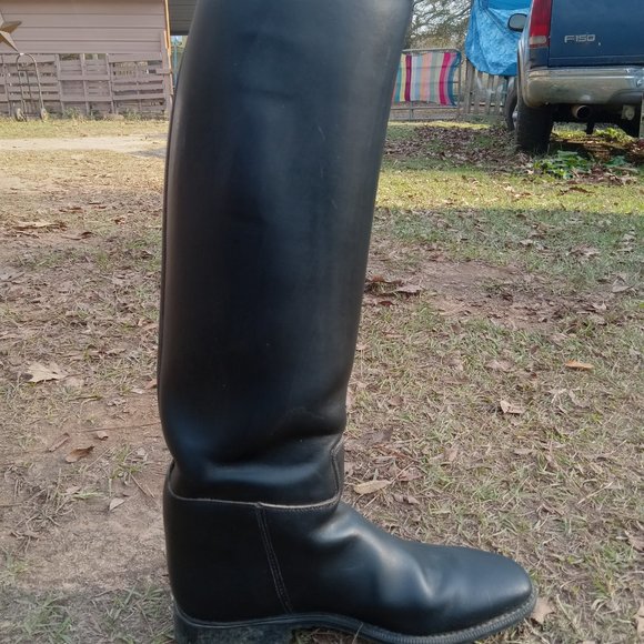 Petrie Elegance Dressage Boot black dress boots size 6.5 slim - Picture 4 of 9